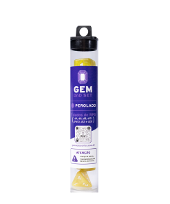 GEM DnD Dice Set - Perolado - Amarelo e Branco