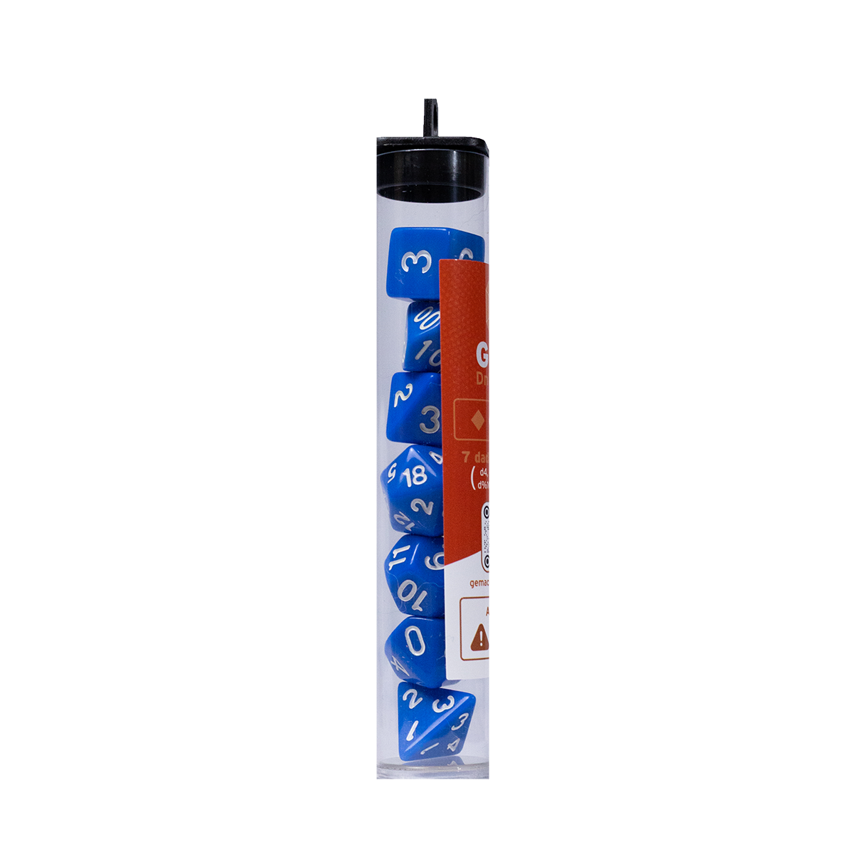 GEM DnD Dice Set - Opaco - Azul - Imagem 2