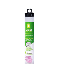 GEM DnD Dice Set - Translúcido - Rosa