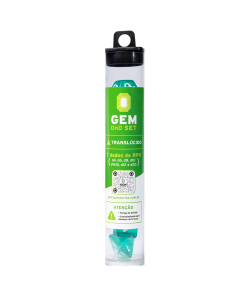 GEM DnD Dice Set - Translúcido - Verde Água