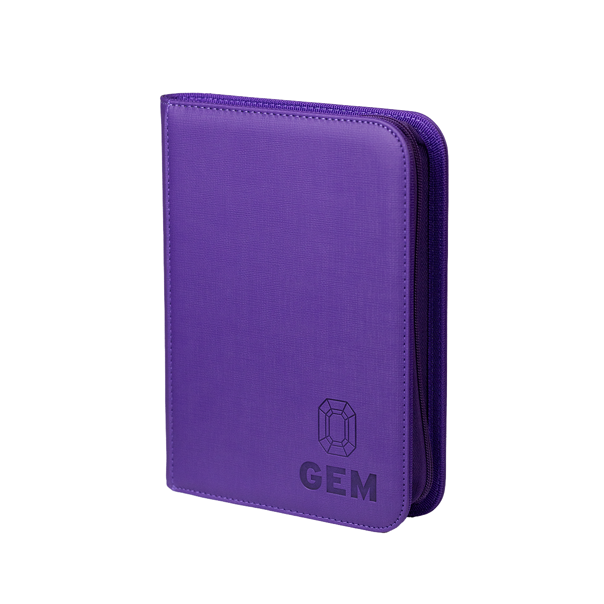 GEM Fichário Couro 2x2 - Roxo