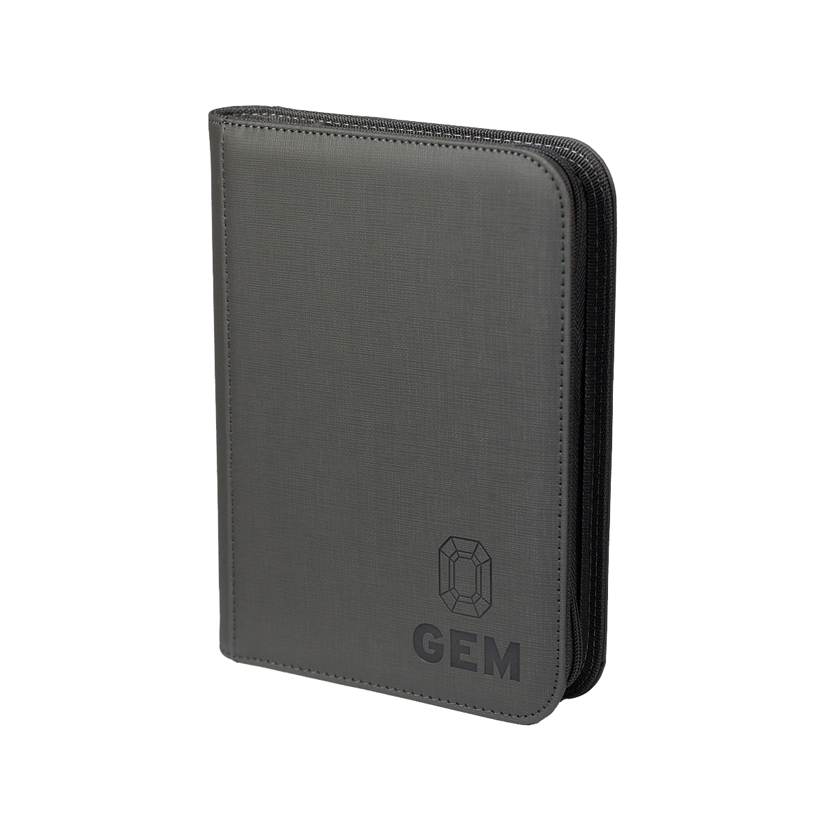 GEM Fichário Couro 2x2 - Cinza