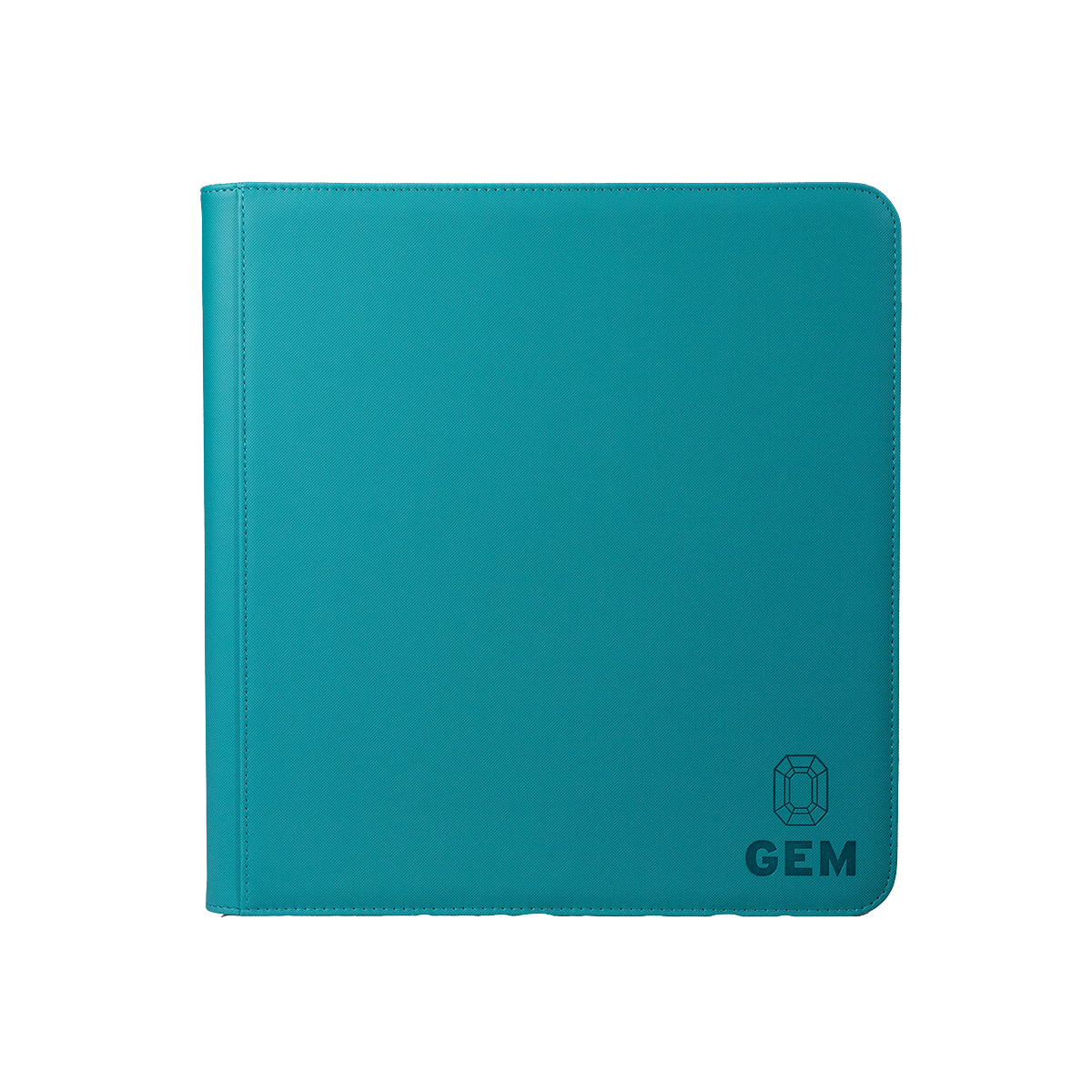 GEM Fichário Couro 4x3 - Azul Claro