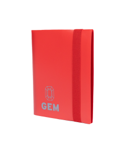 GEM Fichário Plástico 2x2 - Vermelho // Vermelho