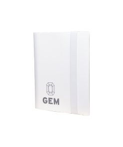 GEM Fichário Plástico 2x2 - Branco // Branco
