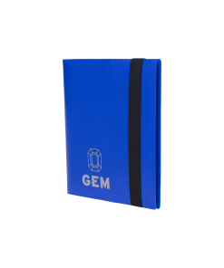 GEM Fichário Plástico 2x2 - Azul Escuro // Preto