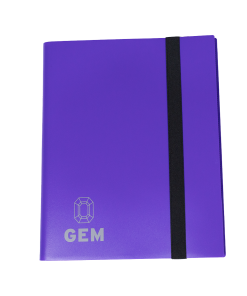 GEM Fichário Plástico 3x3 - Roxo // Preto