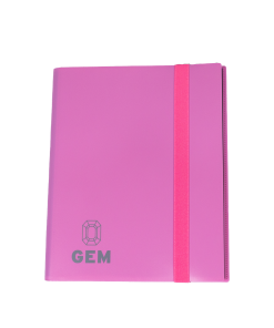 GEM Fichário Plástico 3x3 - Rosa // Rosa