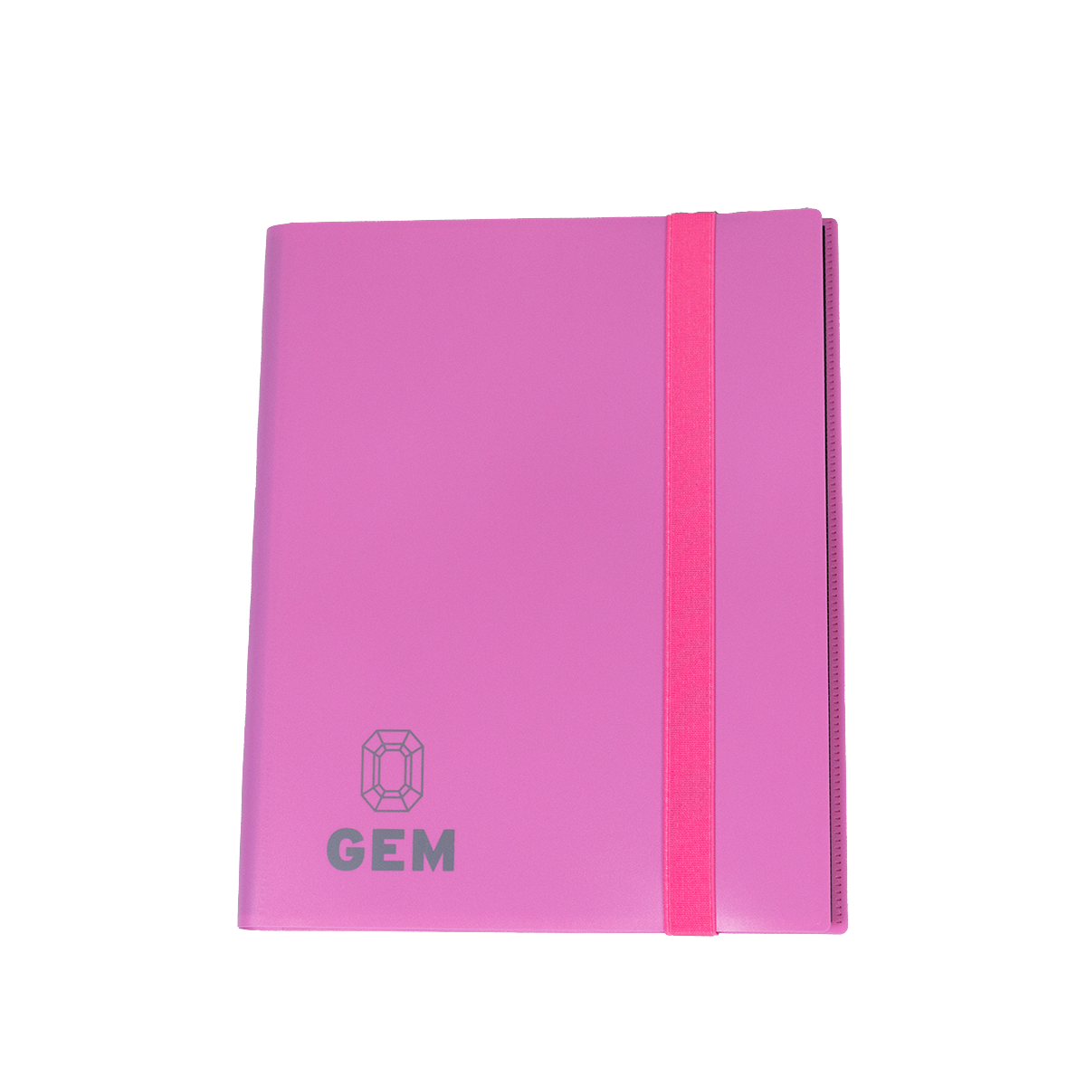 GEM Fichário Plástico 3x3 - Rosa // Rosa