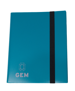 GEM Fichário Plástico 3x3 - Azul Petroleo// Preto