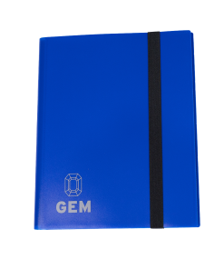 GEM Fichário Plástico 3x3 - Azul Escuro // Preto