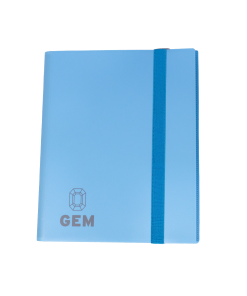 GEM Fichário Plástico 3x3 - Azul Claro // Azul