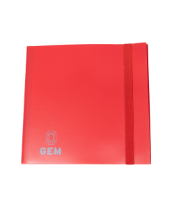 GEM Fichário Plástico 4x3 - Vermelho // Vermelho
