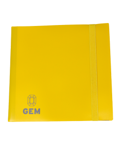 GEM Fichário Plástico 4x3 - Amarelo // Amarelo