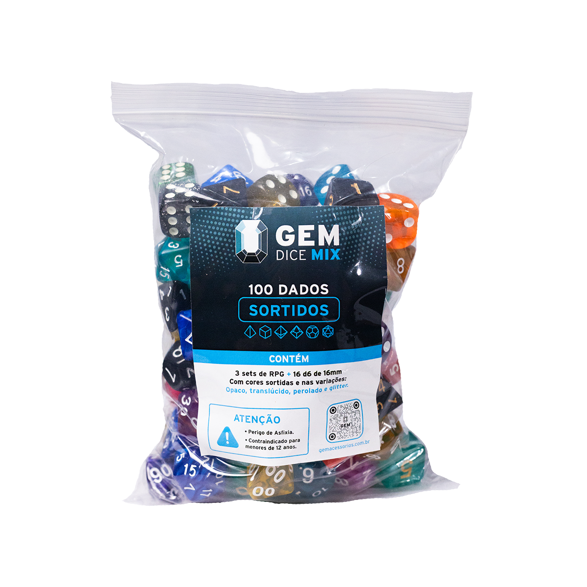 GEM Dice - 100 Dados Sortidos